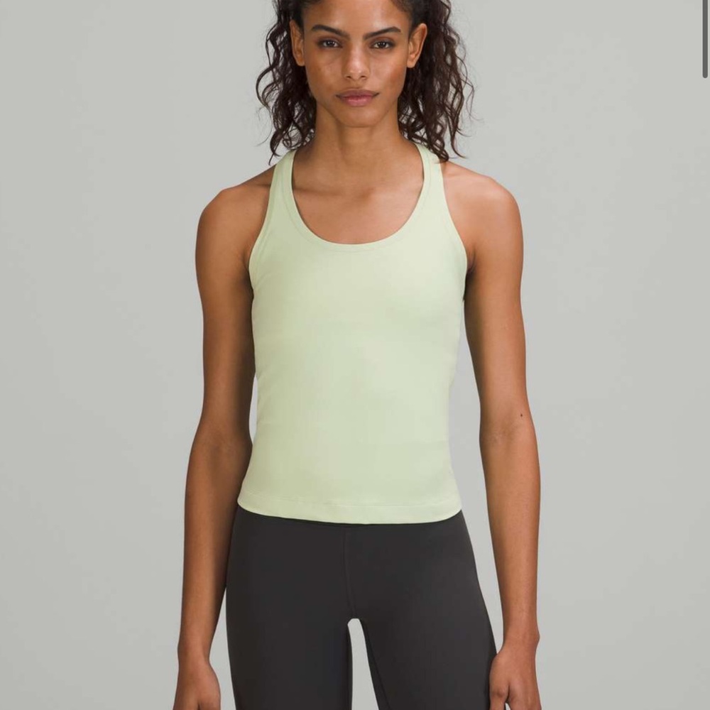 lululemon athletica Cool Racerback Short Tank Top creamy mint sz 12